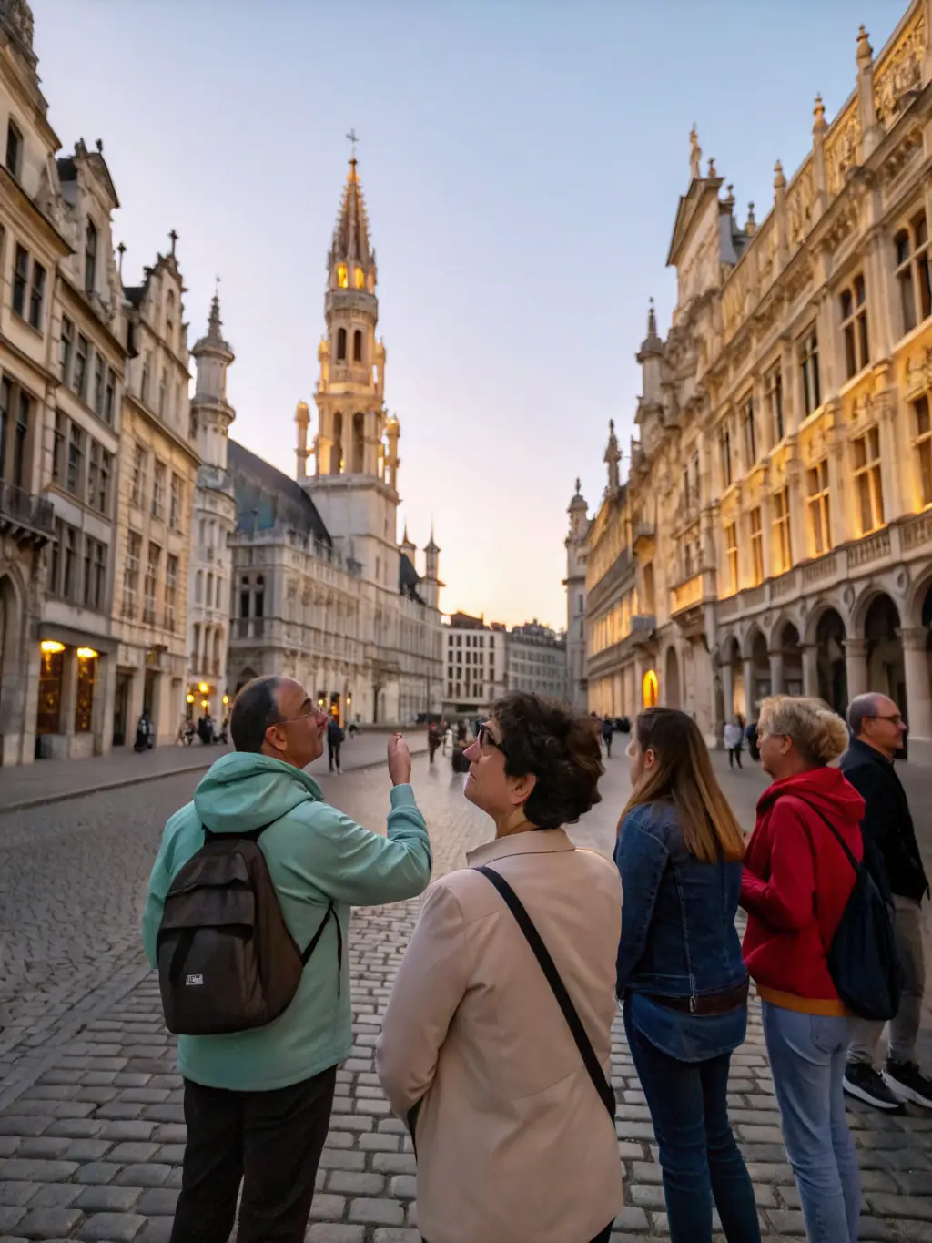 A scenic shot of a guided tour through Beaumont's historical sites, led by a knowledgeable local guide, emphasizing the educational aspect of the tour.